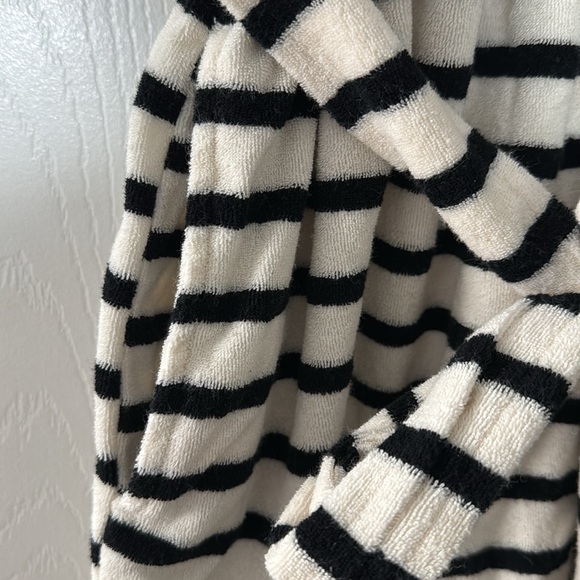 Kate Spade Breton Stripe Cover-up Romper size large - Picture 4 of 6